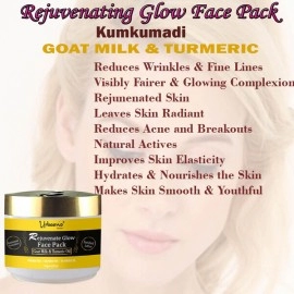 Skin Care Gift Kit | Kumkumadi Rejuvenating Face Pack | Kumkumadi Skin Whitening Cream & Purifying Anti- Acne Face Cleanser | 300ml