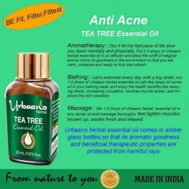 Urbaano Herbal Tea Tree Essential Oil for Skin Hair & Aromatherapy 20ml 