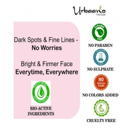 Urbaano Herbal Kumkumadi Anti Ageing Niacinamide Cream & Vitamin C10, Hyaluronic Acid Face Serum