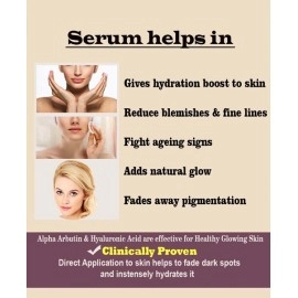 Urbaano Herbal 10% Vitamin C Face Serum with Alpha Arbutin & Hyaluronic Acid 30ml