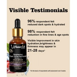 Urbaano Herbal 10% Vitamin C Face Serum with Alpha Arbutin & Hyaluronic Acid 30ml