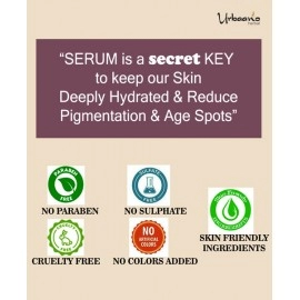 Urbaano Herbal 10% Vitamin C Face Serum with Alpha Arbutin & Hyaluronic Acid 30ml