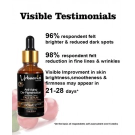 Urbaano Herbal 20% Vitamin C Face Serum with Retinol Alpha Arbutin & Hyaluronic Acid 30ml