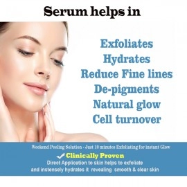 Urbaano Herbal AHA + BHA + PHA Peeling Solution for Glowing Skin, Smooth Texture & Pore Cleansing, Skin Friendly Peel for Weekend Exfoliation| 30ml