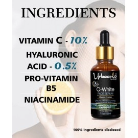 Urbaano Herbal Kumkumadi Anti Ageing Niacinamide Cream Vitamin C10 Hyaluronic Acid Face Serum