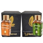 Urbaano Herbal Basil & Cedarwood Essential Oil | 20 ml Each for Hair, Skin & Aromatherapy | 100% Undiluted Therapeutic Grade