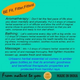 Urbaano Herbal Camphor & Lemon Essential Oil | 20 ml Each For Hair, Skin & Aromatherapy  | 100% Undiluted Therapeutic Grade