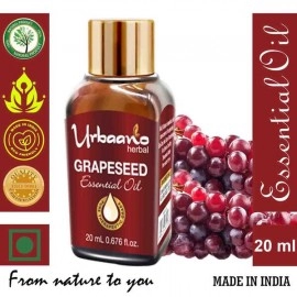 Urbaano Herbal Grapeseed Essential Oil for Skin Natural & Pure | 20ml