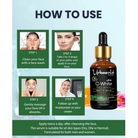 Urbaano Herbal Kumkumadi Skin Whitening Cream & Vitamin C20, Retinol Face Serum