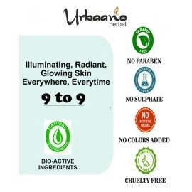 Urbaano Herbal Kumkumadi Skin Whitening Cream & Vitamin C20, Retinol Face Serum