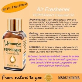 Urbaano Herbal Peppermint Essential Oil for Aromatherapy | 20ml