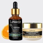 Urbaano Herbal Sea Buckthorn Face Cream & Vitamin C10, Hyaluronic Acid Face Serum