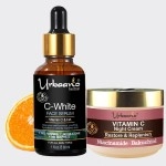 Urbaano Herbal Vitamin C Night Cream & Vitamin C10, Hyaluronic Acid Face Serum