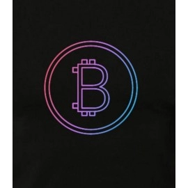 ZollarX | BTC MetaVerse Printed Cotton Men’s T-Shirt | Black