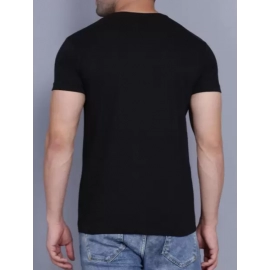 ZollarX | Bad Monkey Printed Cotton T-Shirt | Black