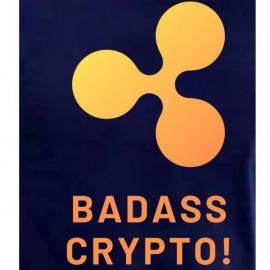 ZollarX | Badass Crypto MetaVerse Printed Cotton Men’s T-shirt | Blue