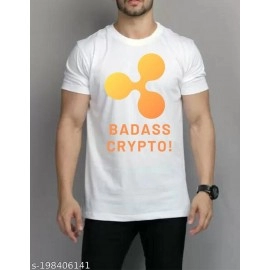 ZollarX | Badass Crypto MetaVerse Printed Cotton Men’s T-shirt | White