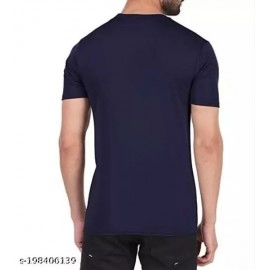 ZollarX | Bitcoin Printed Cotton Men’s T-Shirt | Blue