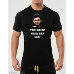 ZollarX | Carryminati Printed Cotton Men’s T-Shirt | Black