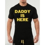 ZollarX | Crypto Daddy Printed Cotton Men’s T-Shirt | Black