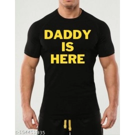 ZollarX | Crypto Daddy Printed Cotton Men’s T-Shirt | Black