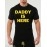 ZollarX | Crypto Daddy Printed Cotton Men’s T-Shirt | Black