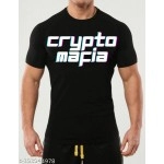 ZollarX | Crypto Mafia MetaVerse Printed Cotton Men’s T-Shirt | Black
