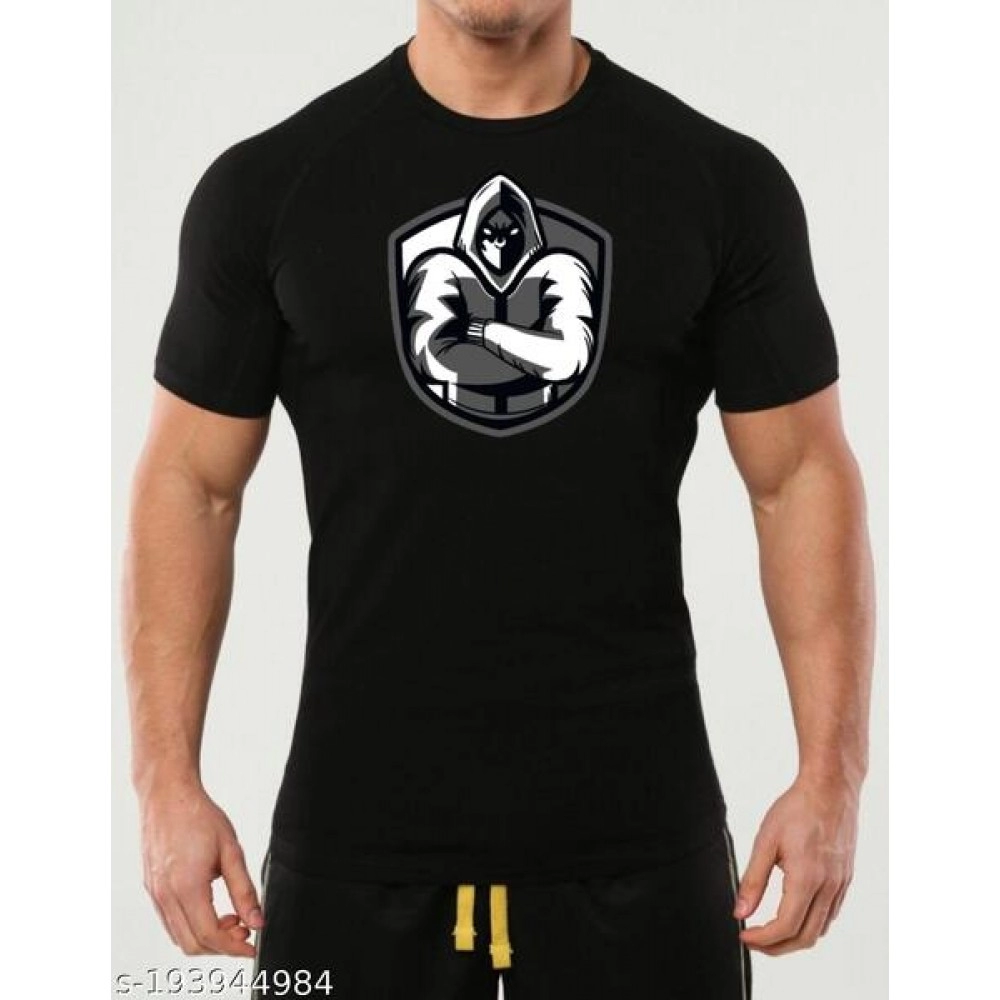 ZollarX | Devil MetaVerse Printed Cotton Men’s T-Shirt | Black