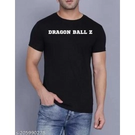 ZollarX | Dragon Ball Z Printed Cotton Men’s T-Shirt | Black