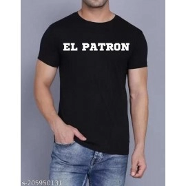 ZollarX | El Patron Printed Cotton Men’s T-Shirt | Black