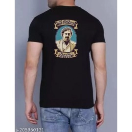 ZollarX | El Patron Printed Cotton Men’s T-Shirt | Black