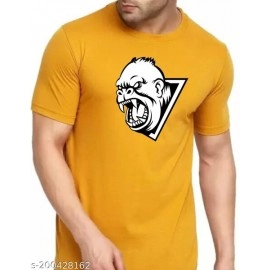 ZollarX | Gaming MetaVerse Printed Cotton Men’s T-Shirt | Yellow