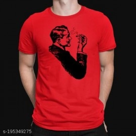 ZollarX | Godfather MetaVerse Printed Cotton Men’s T-Shirt | Red