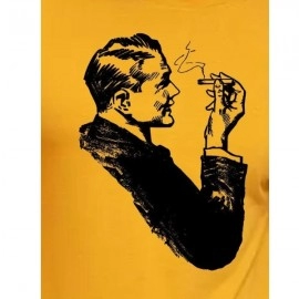 ZollarX | Godfather MetaVerse Printed Cotton Men’s T-Shirt | Yellow