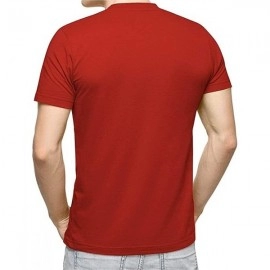 ZollarX | Headphone Monkey Printed Cotton T-Shirt | Red 