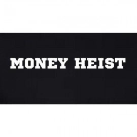 ZollarX | Money Heist Printed Cotton Men’s T-Shirt | Black