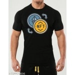 ZollarX | NFT MetaVerse Printed Cotton Men’s T-Shirt | Black
