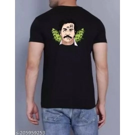 ZollarX | Pablo Escobar Printed Cotton Men’s T-Shirt | Black