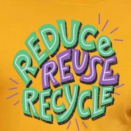 ZollarX | Quirky 1 Printed Cotton Men’s T-Shirt | Yellow