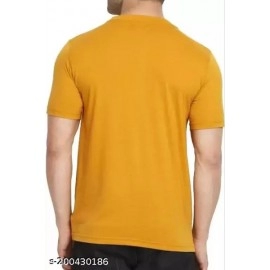 ZollarX | USDT Printed Cotton Men’s T-Shirt | Yellow