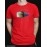 ZollarX | VR MetaVerse Printed Cotton Men’s T-Shirt | Red