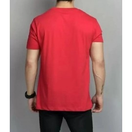 ZollarX | VR MetaVerse Printed Cotton Men’s T-Shirt | Red