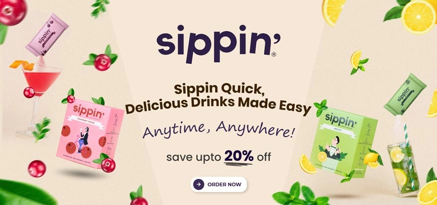 SIPPING QUICK MOCKTAILS