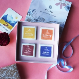 Jivisa| Luxury Ayurvedic Handmade Soaps Gift Box 