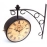 8 Inch Dial Vintage Wall Clock | Victoria Royal Double Side