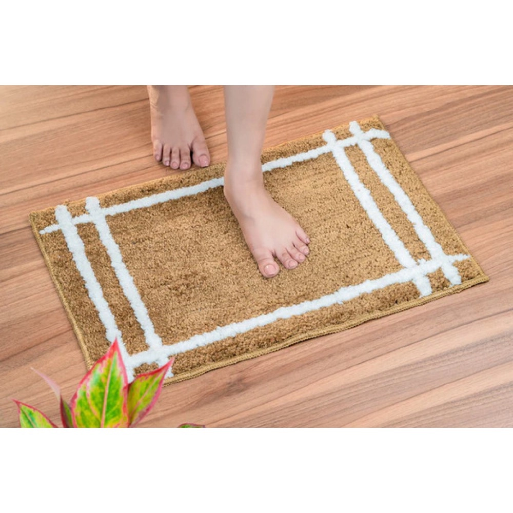 Sleepcosee | COSEE Door Mat Basic | Micro Border | Brown