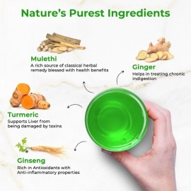 Auric Liver Detox Effervescent | Fizzy Water with 10 Ayurvedic Herbs | Clinically Researched Therapeutic Ingredients | Drop, Dissolve, Fizz, Drink |Pack of 80 Tablets