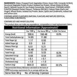 Blue Tribe | Plant Based Chicken Seekh Kebab | Vegetarian | 250g