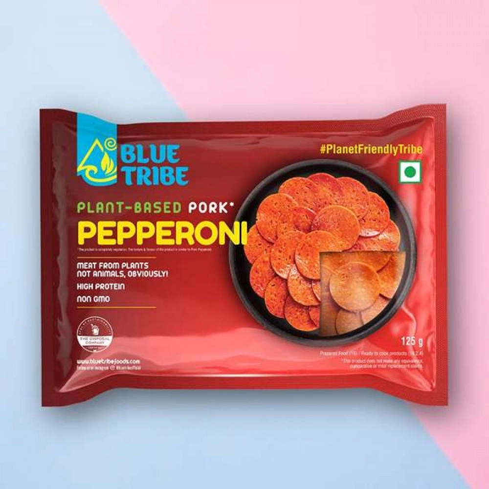 Blue Tribe | Plant Based Pork Pepperoni | 125g