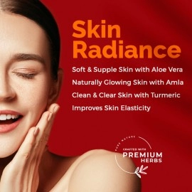 Auric Natural Glowing Skin Radiance Drink with Super Herbs - Pack of 24 Bottles